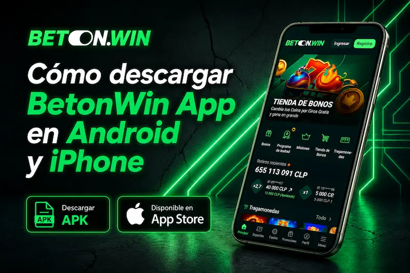 BetonWin App para Android y iPhone con acceso APK